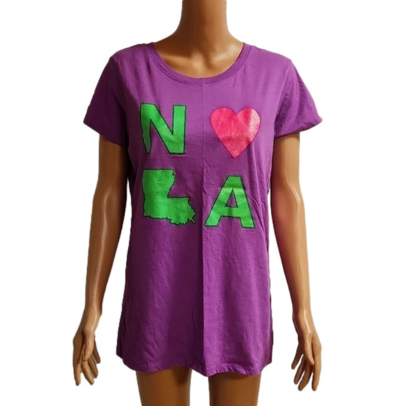 Mardi gras Tops - Mardi gras Louisiana T shirt (code-P123)